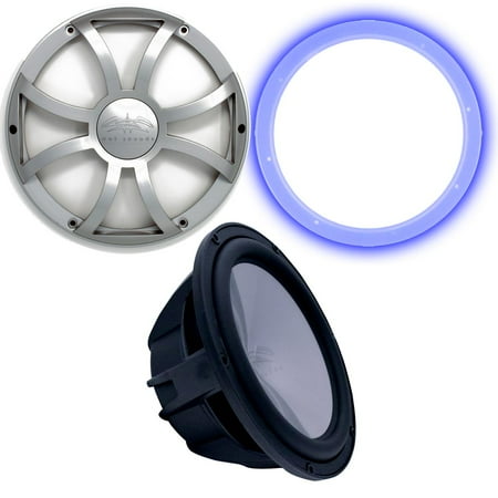 Wet Sounds Revo 12  Subwoofer  Grill  & RGB LED Ring - Black Subwoofer & Silver XS Grill - 2 Ohm price history on PriceWatchPro