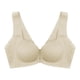 thumbnail image 1 of Gibobby Brasier Push Up Mujer Cómodo cierre de hebilla frontal para mujer sin anillo de Anti sin costuras y sujetador Sexy en la espalda(Beige,36), 1 of 3