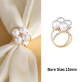 thumbnail image 1 of Oval Brooches Simple Crystal Brooches Shawl Ring Clip Scarves Fastener Silk Scarf Buckle Brooch Wedding Jewelry Accessories, 1 of 4