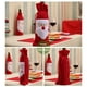 thumbnail image 3 of Cateissary Botella de vino de Navidad, bolsa flexible, manga bordada, suministros de vestido de Claus, decoraciones de reutilizables, nuevo Kits de decoración para fiestas Cateissary HA070137-00B, 3 of 6