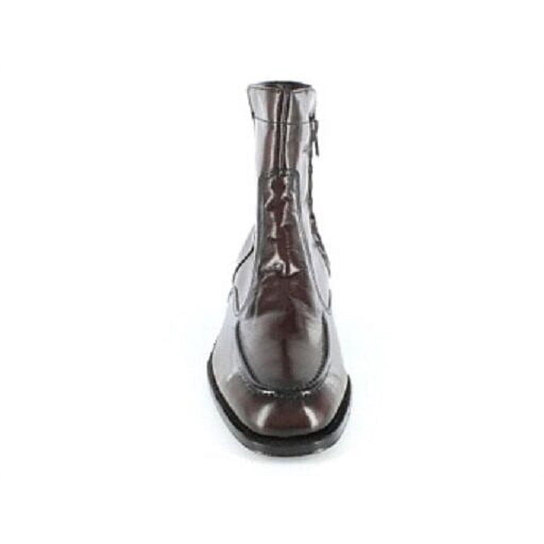Florsheim mens Essex Moc Toe Zipper Ankle Boot, Black Cherry 