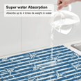 thumbnail image 6 of Easygdp Ocean On Striped Microfiber Absorbent Dish Drying Pad,Kitchen Drying Mat,Can Be Hung, Strong Water Absorption Capacity,Quick Drying, 6 of 9