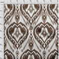 thumbnail image 3 of oneOone Georgette Viscose Fabric Ogee Ikat Printed Fabric 1 Yard 42 Inch Wide, 3 of 4