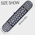 thumbnail image 3 of Yayeee Double Oven Mitt Kitchen Heat Resistant Baking 35" x7" Quilted Cotton Glove, Elegant Daisy Pattern, 3 of 6