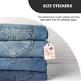 thumbnail image 5 of LOLIPPYY 5 Packs Round Size Labels Multi-Color Adhesive Size Stickers for Clothing and Apparel, 5 of 8