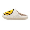 thumbnail image 4 of Zapatillas de casa con cara sonriente para mujer, zapatos de interior, toboganes esponjosos, divertidos, informales, Invierno, 4 of 5