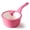 Raspberry Red, variant on PRICUSIS Nonstick Saucepan with Lid, 2 Quart Ceramic Sauce Pan, Non Toxic Sauce Pot with Pour Spouts for Multipurpose Use, Induction Compatible, Gray