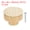 1.57" White, variant on Unique Bargains Rattan Dresser Knobs Handmade Wicker Woven Drawer Knobs Beech 1.38" Brown