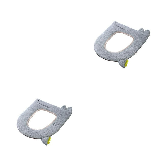 Billuyoard Asiento de inodoro de tamaño compacto, accesorios para el hogar, calentador de invierno, transpirable, lavable, instalación Type1 NO1