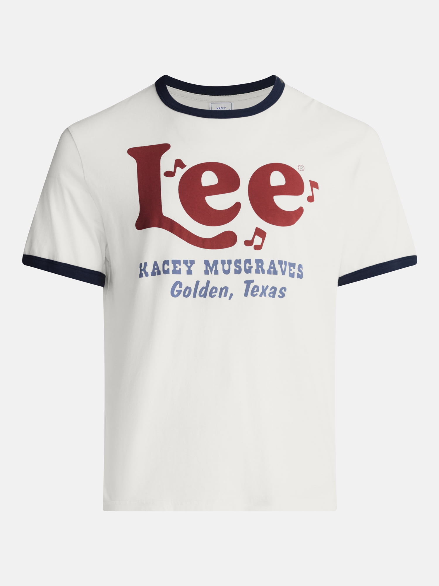 Kacey Lee Men's and Big Men's Distressed Graphic Ringer Tee, Sizes S-2XL