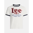 thumbnail image 5 of Kacey Lee Men's and Big Men's Distressed Graphic Ringer Tee, Sizes S-2XL, 5 of 5