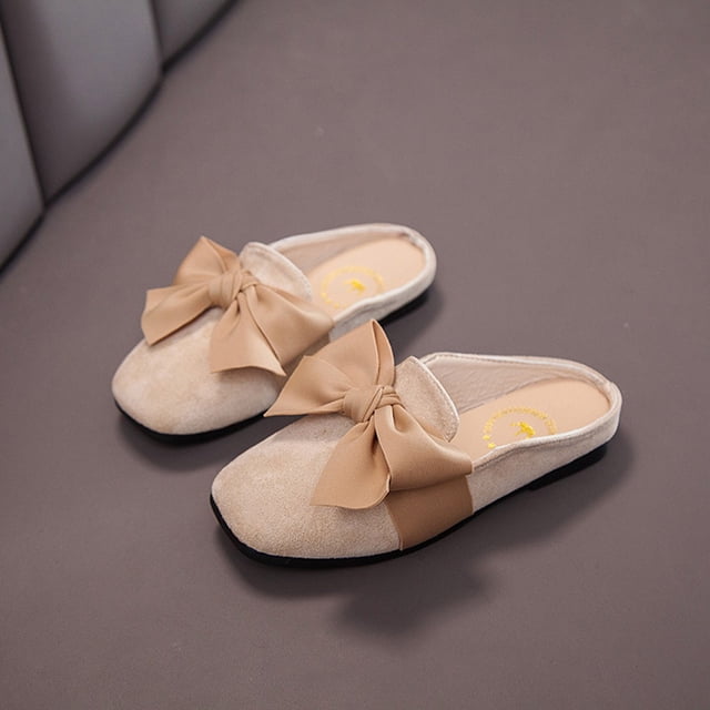 DPTALR Enfants Nourrisson Enfants Bébés Filles Mode Nœud Papillon Pantoufle Chaussures Décontractées Sandales