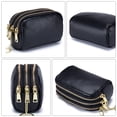 thumbnail image 4 of MasteelfCA 1Pc Coin Purse Cowhide Wallet Leather Coin Pouch Zippered Change Pouch, 4 of 8