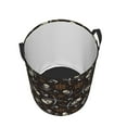 thumbnail image 3 of Daiia Pirate Skulls Round Laundry Basket with Handles Thickened Waterproof Circular hamper,Dirty Clothes Storage Basket for Bedroom,Bathroom,College Dorm-Medium, 3 of 8