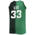thumbnail image 3 of Men's Mitchell & Ness Larry Bird Black/Kelly Green Boston Celtics Big & Tall Profile Tie-Dye Player Tank Top, 3 of 3