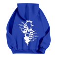 thumbnail image 1 of MHFRRA Sudaderas con Capucha para Hombre para Actividades Al Aire Libre Sudaderas Cómodas con Estampado Gráfico, Ideales para Uso Informal En Verano y Otoño Azul, 1 of 2