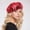 Red, variant on Sequin Beret Hat for Women Glitter Beanie for Women & Men Mardi Gras Accessories (Silver One Size)