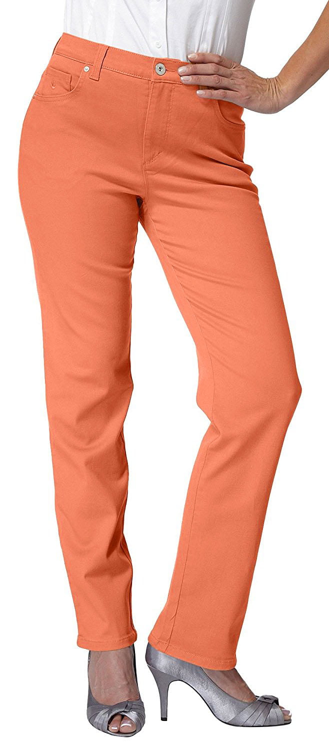 Gloria Vanderbilt Women's Amanda Classic Tapered Jeans (Orange Soda, 18  Short) - Walmart.com