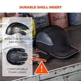 thumbnail image 3 of Safety Bump Cap, Baseball Hat Style, Comfortable Head Protection, Short Brim, Extra Large Skullerz 8950XL, 3 of 6