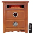thumbnail image 3 of Dr. Heater 1500W Table de Chevet Électrique Cerise Chauffage Infrarouge avec Télécommande DR-999, 3 of 6