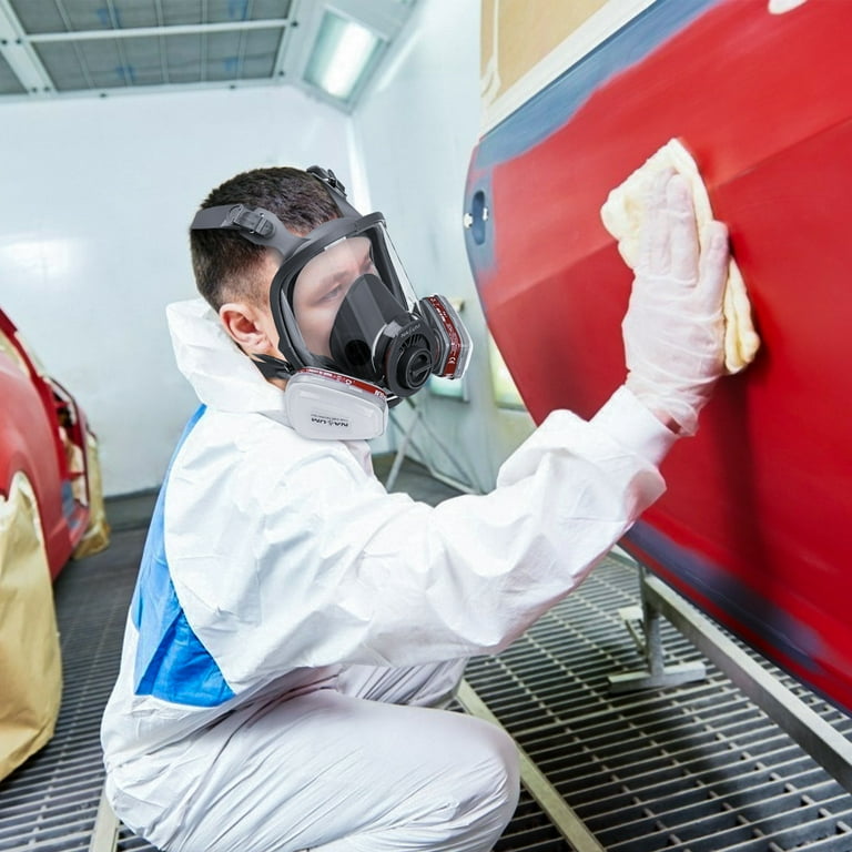 Full face respirator mask for asbestos deals
