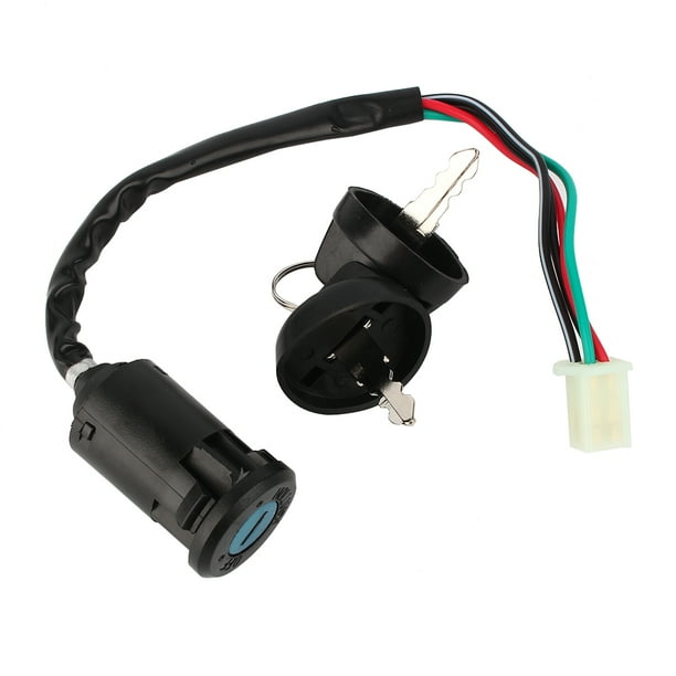 WALFRONT 4 Wire Ignition 1 Key Switch Waterproof CO For 50 90 110 125cc