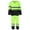 Yellow, variant on M.G.I. Adult High Visibility Rainsuit with Coat and Pants