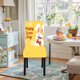 thumbnail image 4 of Easter Dining Chair Covers Chair Back Covers Removable Washable Chair Protectors For Easter Home Kitchen, 4 of 6