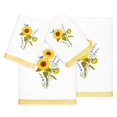 thumbnail image 5 of Linum Home Textiles 100% Turkish Cotton Girasol 4PC Embellished Towel Set, Multi, 5 of 5