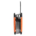 thumbnail image 1 of 8-Piece Stainless Steel Folding Hex Key Wrench Set Bike Bicycle Repair Tools Kit Orange, 1 of 4