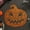 Orange, variant on Wooowa Halloween Pumpkin Placemat Set of 2 PVC 14.9 Inch Hollow Out Waterproof for Dining Table Kitchen Holiday Party Decor
