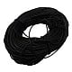 Black Cowhide Leather Cord For DIY Craft Jewelry Size: 4mm in diameter