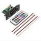 thumbnail image 1 of Reproductor Amplificador de Audio 2x25W Placa Decodificadora de MP3 de 12V Grabación de Llamadas Bluetooth 5.0 Reproductor de MP3 para Automóvil con Control Remoto, 1 of 5