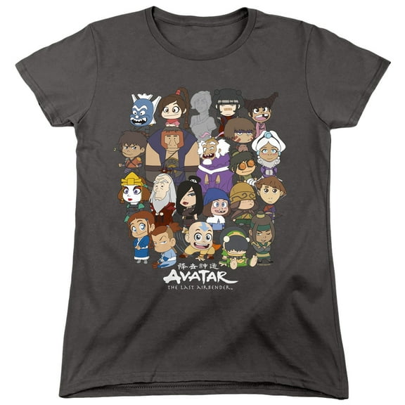 Avatar The Last Airbender Chibi Group Women's T Shirt