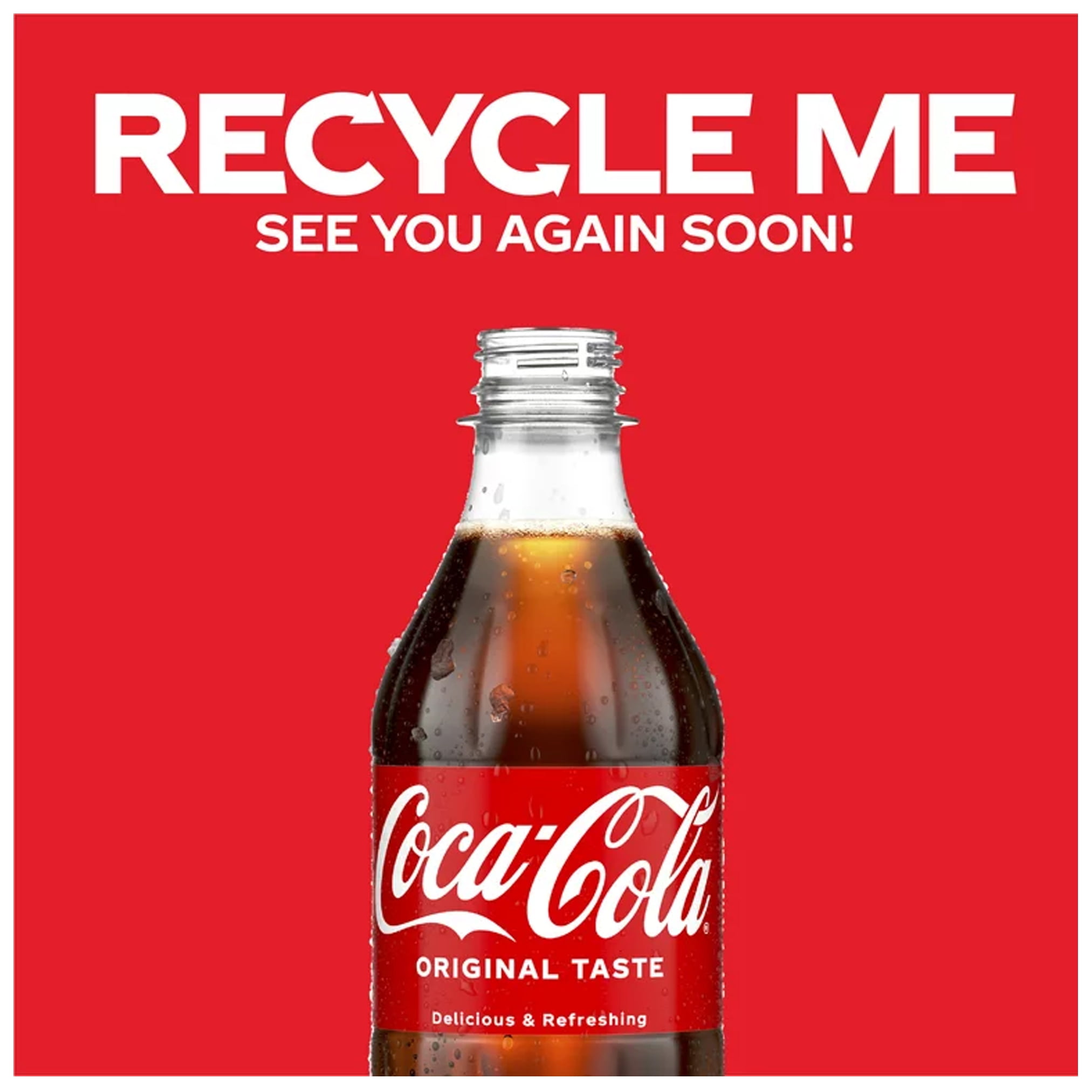 Coca-Cola Soda Pop, 16.9 fl oz, 12 Pack Bottles