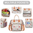 thumbnail image 2 of Pioneer Flower Floral Print Pattern Womens Lunch Box for Work,Insulated Large Lunch Bag for Tween and Teen,Loncheras Para Mujer,Leakproof Adult Lunch Bag for Work,Beach,Travel,Picnic,Camping, 2 of 7