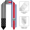 thumbnail image 2 of Costa Rica Mix United States Black American Flag Graduation Stole Shawl Sash Scraf Gift For Abroad Student International Study, 2 of 6