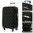 thumbnail image 5 of Black Bigfoot and Tree Pattern Luggage Cover Fashion Suitcase Cover Baggage Covers Fit 25-28 Inch Luggage (Go Travel), 5 of 5