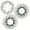 Black, variant on 3PCs Front Rear Brake Discs Rotors For YAMAHA FJR 1300 A 03-18 FJR1300 04-13 FJR 1300 AS 2006-2019