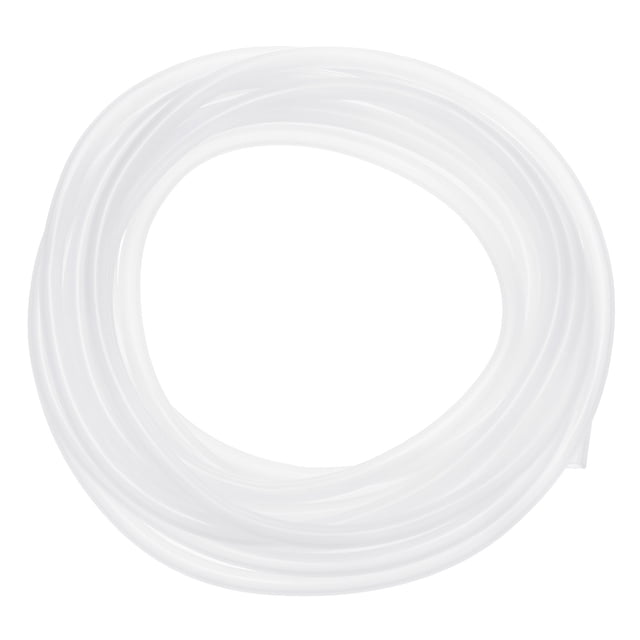 Tubería de silicona Uxcell, 3/16 pulgadas (5 mm) ID x 5/16 pulgadas (8 mm) OD, tubo de vacío de goma de silicona, 20 pies (6 m) manguera de agua de alta temperatura