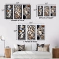 thumbnail image 4 of Designart "Beach Photo Harmonious symmetry IV" Abstract Framed Wall Art Set Of 3 - Grey Beach Frame Canvas Set For Living Room Decor, 4 of 7