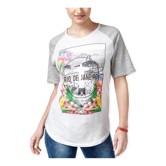 Playera gráfica 2-KUHL Rio de Janeiro para Mujer Gris Pequeña