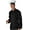 BLACK, variant on Edwards Garment 10 Pearl Button Classic Full Cut Chef Coat, Style 3301