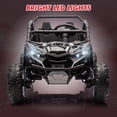 thumbnail image 3 of 24V Ride On Car for Kids, 4WD Battery Powered Off-Road Electric UTV with Remote Control, 2 Seater Ride On Toy with High/Low Speed, Power Display, Headlights, Music, 3 of 8