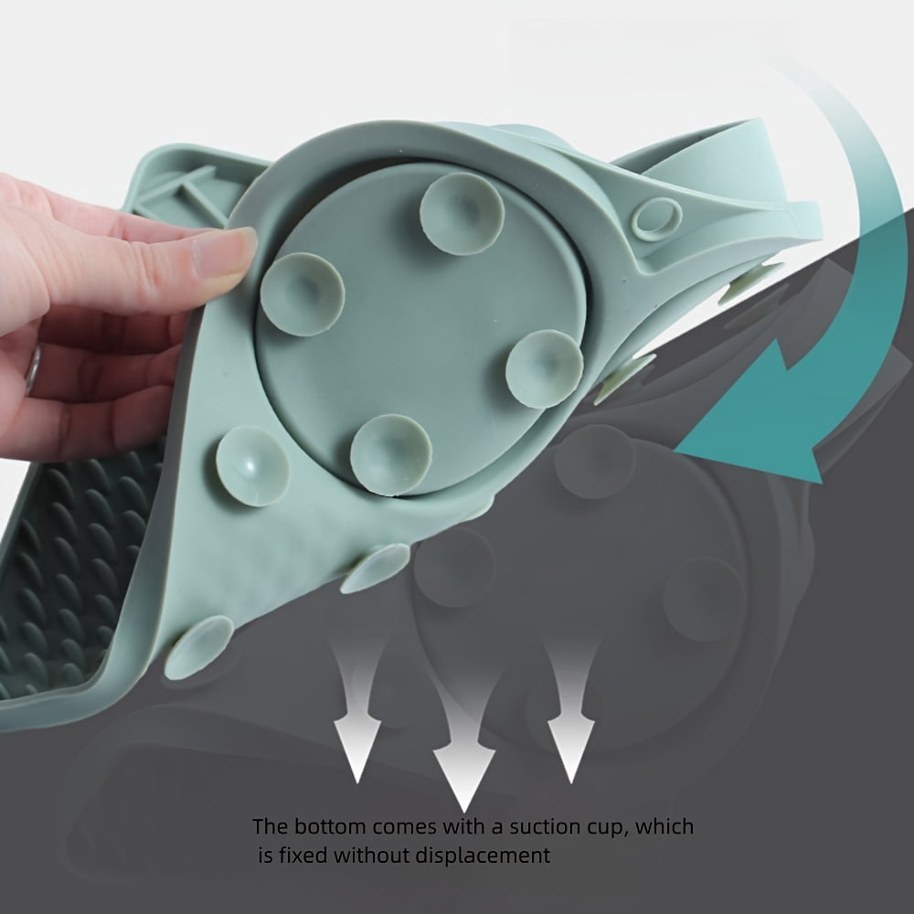 A Silicone Slow Feeder, a Multifunctional Slow Food Bowl for Food And Water, Portable Non-Slip Bowls for Cats And Dogs