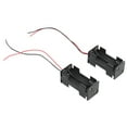 thumbnail image 3 of 2 Pcs Boîtier de Support de Pile AAA Noir 2 Couches 4 x 1.5V avec Fils, 3 of 6