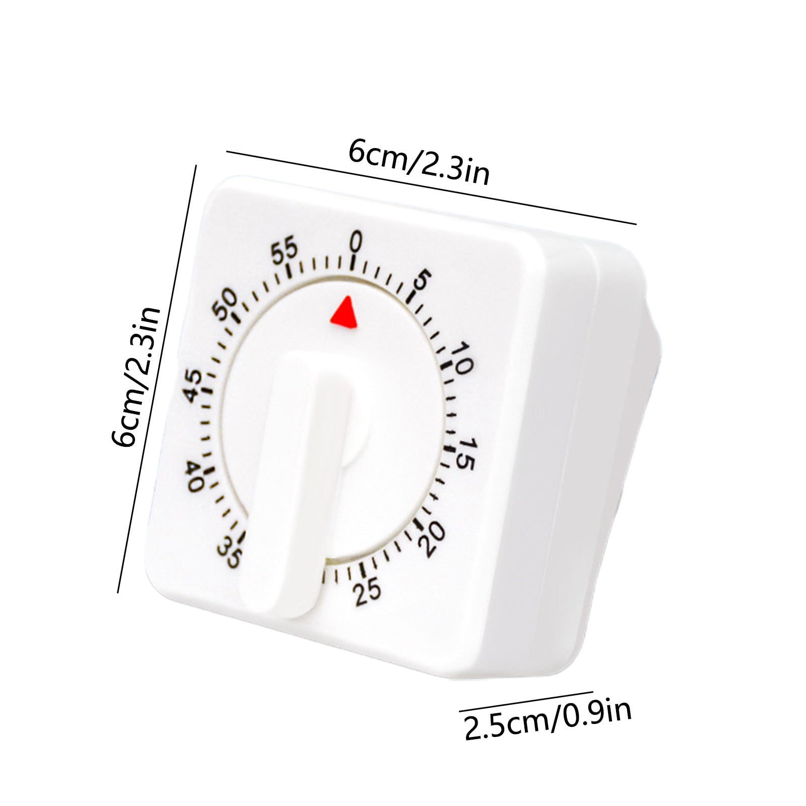 Minuteur Mécanique De Cuisine - Compte à Rebours Précis Avec Aimant, Design ABS Robustes (Lot De 2) - 5