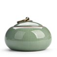 thumbnail image 1 of Tea Canisters, Ceramic Canisters, Small Storage Tea Canisters, Tea Boxes, Tea Packaging Boxes, Geyao Tea Set, Sealed Canisters, Tea Canisters, Green, 1 of 1