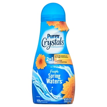 Purex Crystals In-Wash Fragrance and Scent Booster, Fresh Spring Waters, 39 Ounce