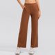 thumbnail image 1 of MKLEKYY Pantalones deportivos ligeros de pierna ancha para mujer, de 76 cm, de cintura alta, informales, para viajes y trabajo, con bolsillos, holgados., 1 of 4